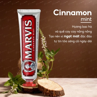 Kem đánh răng Marvis 75ml/85ml - Hàng chính hãng, giá ưu đãi 219.000₫, bảo vệ men, hương thơm 9 Kem đánh răng Marvis 75ml/85ml - Hàng chính hãng, giá ưu đãi 219.000₫, bảo vệ men, hương thơm 9