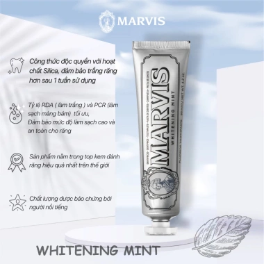 Kem Đánh Răng Marvis Cao Cấp 10ml Mini - Hương Thơm Thượng Hạng, Bảo Vệ Răng Nha, Giá 41.000đ 4