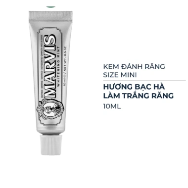 Kem Đánh Răng Marvis Cao Cấp 10ml Mini - Hương Thơm Thượng Hạng, Bảo Vệ Răng Nha, Giá 41.000đ 8