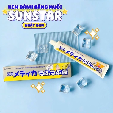 Kem Đánh Răng Muối Sunstar 170g - Làm sạch, giảm ê buốt, bảo vệ nướu, 56.000₫