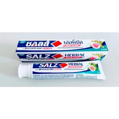 Kem đánh răng SALZ Muối Hồng Thảo Mộc 140g - Lion Nhật Bản, 55.000đ