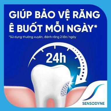Kem đánh răng SENSODYNE Cool Gel 160g giảm ê buốt, bạc hà mát, giá 94.050₫ 4 Kem đánh răng SENSODYNE Cool Gel 160g giảm ê buốt, bạc hà mát, giá 94.050₫ 4