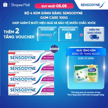 Kem đánh răng SENSODYNE Gum Care 100g - Giảm ê buốt, bảo vệ nướu chắc khỏe, giá 287.120₫