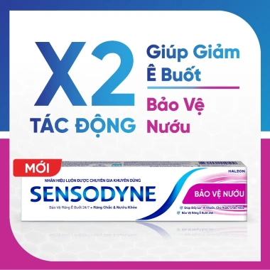Kem đánh răng Sensodyne Gum Care 100g - Giảm ê buốt, bảo vệ nướu, giá ưu đãi 217.560 VND 4 Kem đánh răng Sensodyne Gum Care 100g - Giảm ê buốt, bảo vệ nướu, giá ưu đãi 217.560 VND 4