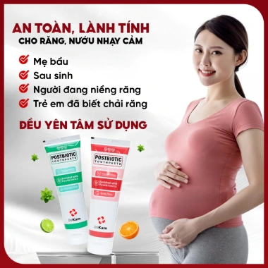 Kem Đánh Răng Sinh Học DrKam Postbiotic Ngừa Hôi Miệng Giảm Viêm Nướu Chỉ 90.000