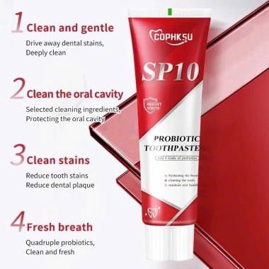 Kem đánh răng SP10 trắng răng, loại bỏ vết ố vàng, bảo vệ men - Giá 30.000đ 9