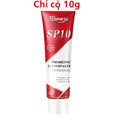 Kem đánh răng SP10 vị bạc hà – Trắng răng, sạch mảng bám, phù hợp gia đình, giá ưu đãi 39.999₫