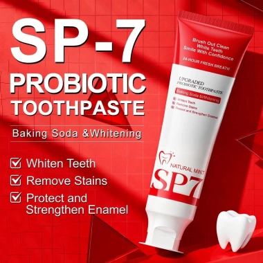 Kem đánh răng SP7 làm trắng, loại bỏ vết ố vàng, bảo vệ men – Giá 39.999₫