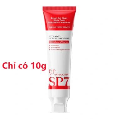 Kem đánh răng SP7 làm trắng, loại bỏ vết ố vàng, bảo vệ men – Giá 39.999₫