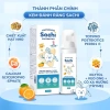 Kem đánh răng tạo bọt Sachi Postbiotics 80ml hương dâu cam - Ngừa sâu răng, giá 135.000đ 3