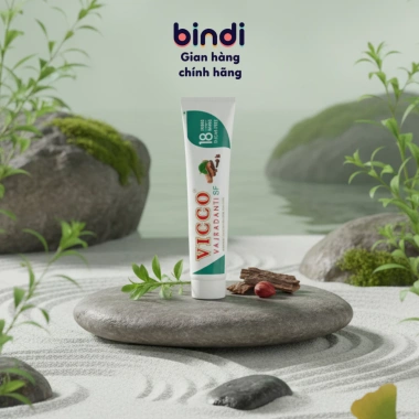 Kem đánh răng Vicco 18 thảo dược ngọt vị tự nhiên 200g - Giá 79.000đ, bảo vệ men răng, giảm mùi hôi