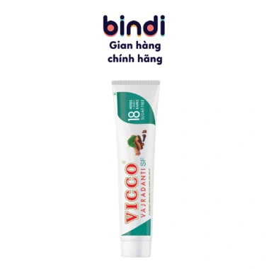 Kem đánh răng Vicco 18 thảo dược ngọt vị tự nhiên 200g - Giá 79.000đ, bảo vệ men răng, giảm mùi hôi