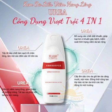 Kem Đào Thải Viêm Nang Lông Urea - Giảm Mụn Lưng Ngực, Dưỡng ẩm, Da Mềm Mịn Sun Sh 6