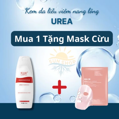 Kem Đào Thải Viêm Nang Lông Urea - Giảm Mụn Lưng Ngực, Dưỡng ẩm, Da Mềm Mịn Sun Sh 10