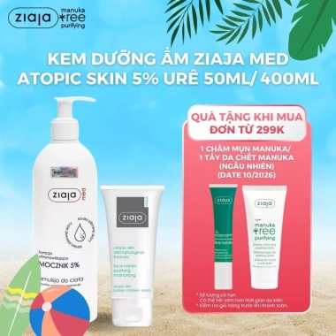Kem Dịu Nhẹ Ziaja Med 5% Urê Dưỡng Ẩm Da Dị Ứng Cho Bé - Giá Khuyến Mãi 342.000đ