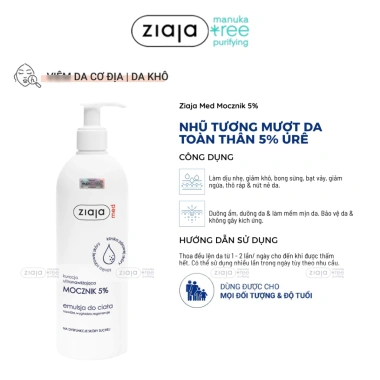 Kem Dịu Nhẹ Ziaja Med 5% Urê Dưỡng Ẩm Da Dị Ứng Cho Bé - Giá Khuyến Mãi 342.000đ 5 Kem Dịu Nhẹ Ziaja Med 5% Urê Dưỡng Ẩm Da Dị Ứng Cho Bé - Giá Khuyến Mãi 342.000đ 5