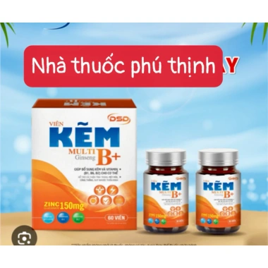 Kẽm DSD Multi B Ginseng Chính Hãng 60 Viên 2 Hộp - Giảm Giá Đến 499k, Tăng Sức Đề Kháng, Hỗ Trợ Sức Khỏe Kẽm DSD Multi B Ginseng Chính Hãng 60 Viên 2 Hộp - Giảm Giá Đến 499k, Tăng Sức Đề Kháng, Hỗ Trợ Sức Khỏe