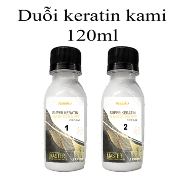 Kem duỗi tóc keratin Kami 120ml - Dưỡng sâu, mượt dài, giảm gãy, chỉ 110.000₫