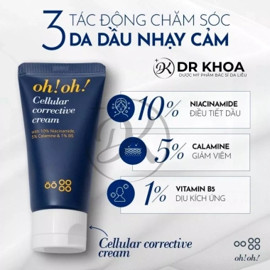 Kem Dưỡng 10% Niacinamide oh!oh! Cellular Calamine Phục Hồi Da 30g - Giá 448.800₫ 2