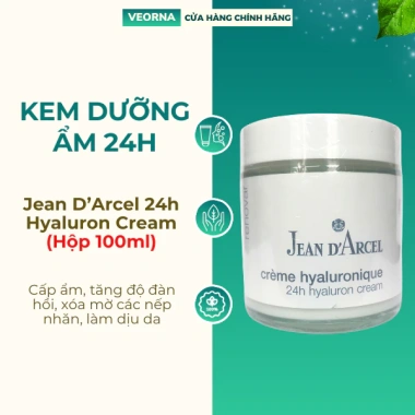 Kem Dưỡng Ẩm 24h Jean DArcel Hyaluron Cream - Dưỡng ẩm sâu, giảm nếp nhăn, giá ưu đãi 1.521.000₫ 3 Kem Dưỡng Ẩm 24h Jean DArcel Hyaluron Cream - Dưỡng ẩm sâu, giảm nếp nhăn, giá ưu đãi 1.521.000₫ 3