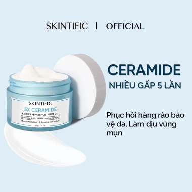 Kem dưỡng ẩm 5X Ceramide SKINTIFIC 30g - Phục hồi, tăng độ ẩm, giảm nẻ - 248k