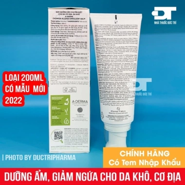 Kem dưỡng ẩm Aderma Exomega Control cho da khô, da cơ địa, chàm thể tạng - Giá chỉ 299.000₫ (giảm từ 388.700₫)