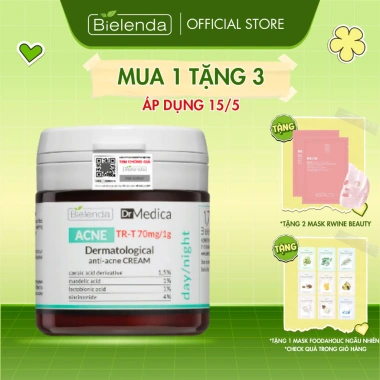 Kem Dưỡng ẩm Bielenda Dr Medica 50ml - Giảm mụn, mờ thâm, đều màu da, 255.000₫