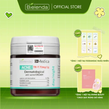 Kem Dưỡng ẩm Bielenda Dr Medica 50ml - Giảm mụn, mờ thâm, đều màu da, 255.000₫