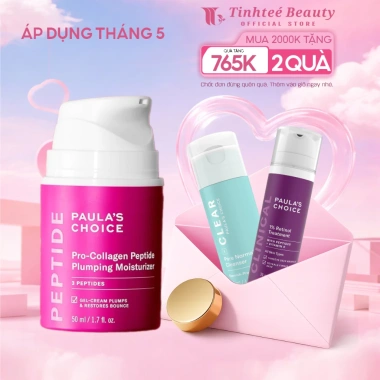 Kem dưỡng ẩm căng mọng giảm nếp nhăn Paula's Choice Pro-collagen Peptide 50ml - Giá ưu đãi 1.1 triệu