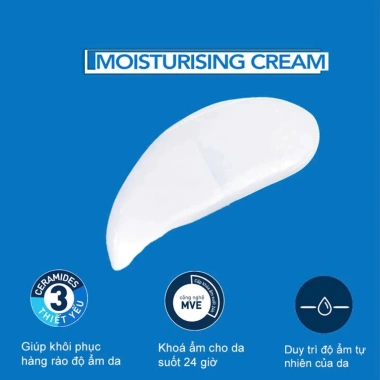 Kem Dưỡng Ẩm CERAVE 340g cho Da Khô Da Trắng Sáng Mềm Mịn Hương Nước Hoa Giá ưu đãi 234k 5