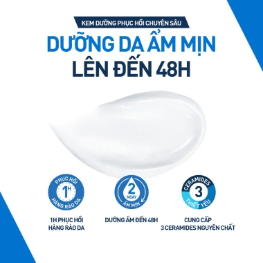 Kem dưỡng ẩm CeraVe Moisturising Cream 340g: Dưỡng 48h, phục hồi sâu, bảo vệ da khô, chỉ 450.000 5