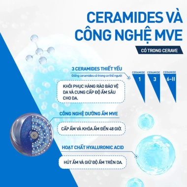 Kem dưỡng ẩm CeraVe Moisturising Cream 340g: Dưỡng 48h, phục hồi sâu, bảo vệ da khô, chỉ 450.000 7