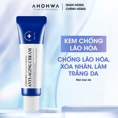 Kem Dưỡng Ẩm Chống Lão Hoá AHOHWA 50g - Tăng Collagen, Phục Hồi Da, Giảm Nếp Nhăn, Giá Ưu Đãi 1.08 Triệu 6 Kem Dưỡng Ẩm Chống Lão Hoá AHOHWA 50g - Tăng Collagen, Phục Hồi Da, Giảm Nếp Nhăn, Giá Ưu Đãi 1.08 Triệu 6