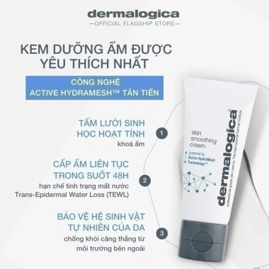 Kem dưỡng ẩm Dermalogica Skin Smoothing Cream 15ml – Dưỡng sâu, da mịn, giảm giá 20% còn 554.000₫