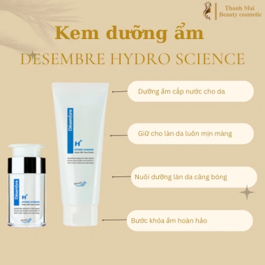 Kem dưỡng ẩm Desembre Hydro 24H Care Cream cho da khô Khóa ẩm da mềm mịn giảm giá 22%