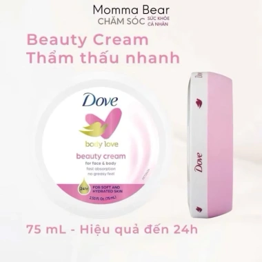 Kem Dưỡng Ẩm Dove Beauty Cream Nâng Cơ Dưỡng Trắng Nam/Nữ - Giá 100k (124k)
