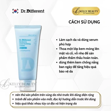 Kem Dưỡng Ẩm Dr.Different Hyaluron và Làm Dịu Da, Dưỡng ẩm Sâu, Giá 806.000₫ Kelly Beauty 6