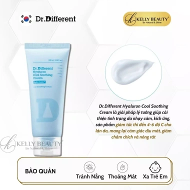 Kem Dưỡng Ẩm Dr.Different Hyaluron và Làm Dịu Da, Dưỡng ẩm Sâu, Giá 806.000₫ Kelly Beauty 7