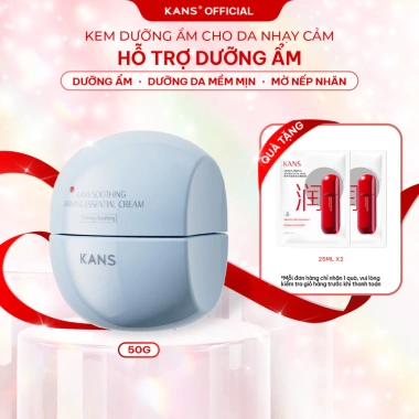 Kem Dưỡng Ẩm Dưỡng Trắng Phục Hồi Da Nhạy Cảm KANS Soothing Firming 50g - Giá 439.000đ