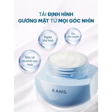 Kem Dưỡng Ẩm Dưỡng Trắng Phục Hồi Da Nhạy Cảm KANS Soothing Firming 50g - Giá 439.000đ