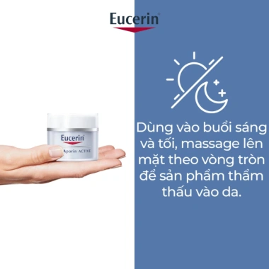 Kem Dưỡng Ẩm Eucerin Ultrasensitive Aquaporin Gel Cream 50ml - Dành cho da thường đến hỗn hợp, chỉ 590k