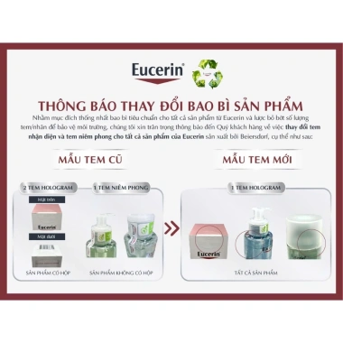 Kem Dưỡng Ẩm Eucerin Ultrasensitive Aquaporin Gel Cream 50ml - Dành cho da thường đến hỗn hợp, chỉ 590k