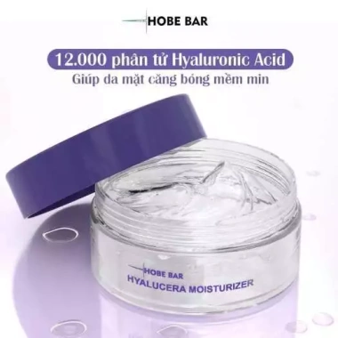 Kem Dưỡng Ẩm HOBEBAR Hyaluronic + Ceramides - Dưỡng ẩm sâu, giảm nếp nhăn, giá chỉ 34.000 VND Kem Dưỡng Ẩm HOBEBAR Hyaluronic + Ceramides - Dưỡng ẩm sâu, giảm nếp nhăn, giá chỉ 34.000 VND