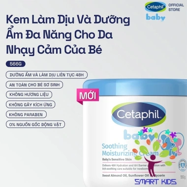 Kem Dưỡng Ẩm & Làm Dịu Da Bé Cetaphil Baby Soothing Cream Giá 165.000 VND 9