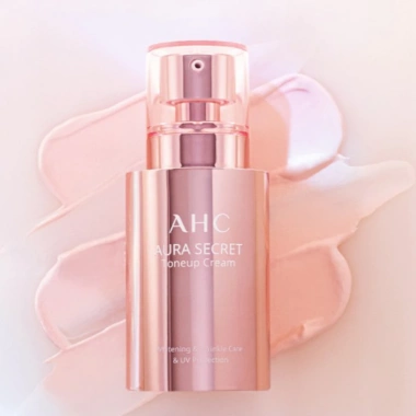 Kem Dưỡng Ẩm Nâng Tông Da AHC Aura Secret 50g SPF30 PA++ Dưỡng sâu Trắng da Chống nắng hiệu quả