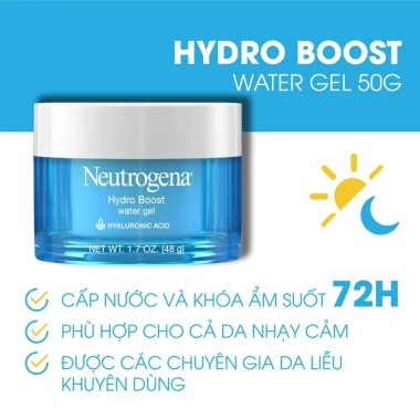 Kem Dưỡng Ẩm Neutrogena Hydro Boost Aqua Gel 50ml - Dưỡng ẩm sâu, Da mịn, Giá chỉ 154.167 VND