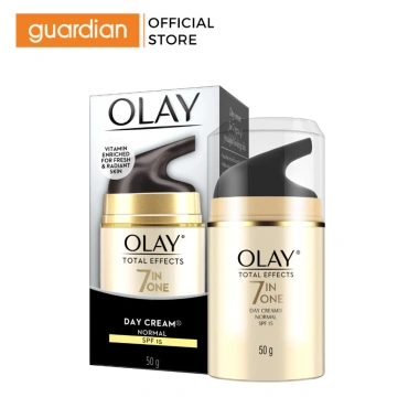 Kem Dưỡng Ẩm OLAY TOTAL EFFECTS Ban Ngày Phục Hồi, Chống Lão Hóa SPF15 50g - 261k