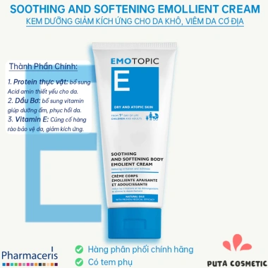 Kem dưỡng ẩm Pharmaceris Emotopic Soothing Softening 200ml - Giảm kích ứng, chỉ 825.000 VND