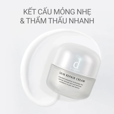 Kem dưỡng ẩm & phục hồi da Program Skin Repair Cream 45g - Giá ưu đãi 519k, dưỡng ẩm sâu, tái tạo 7
