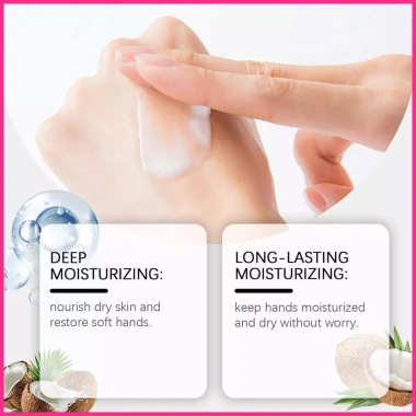 Kem Dưỡng Ẩm Tay 80g Không Mùi Thơm Phòng Tắm Ký Túc Xá Du Lịch 67.100 VND 7